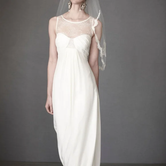 NWT BHLDN Panes of Lace Wedding Gown